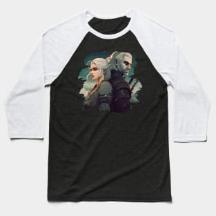 Geralt Of Rivia The Witcher Baseball T-Shirt